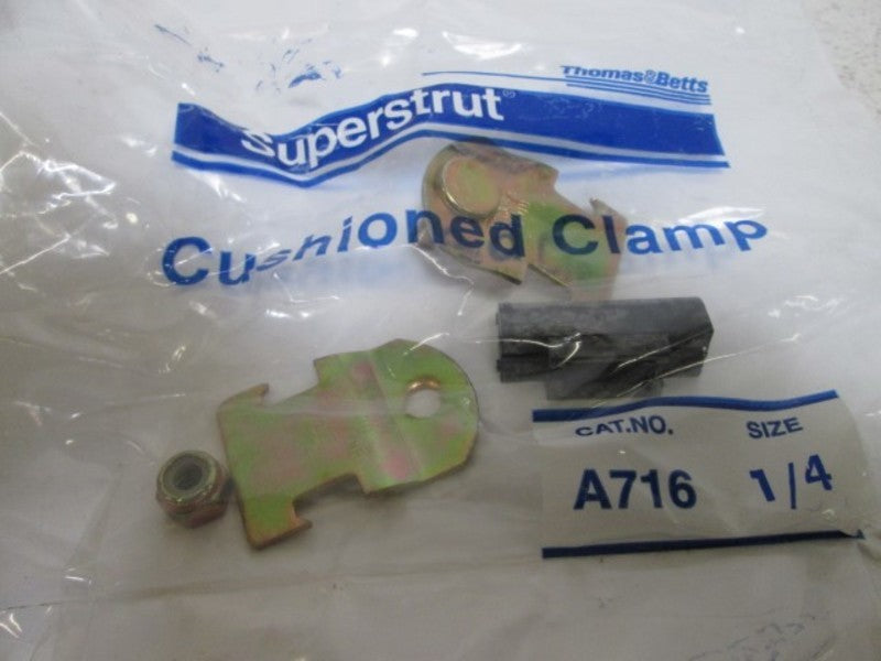 THOMAS & BETTS A716 SIZE 1/4 CUSHIONED CLAMP  FACTORY BAG