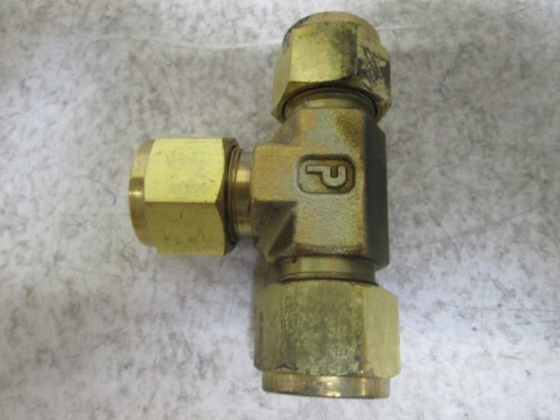 LOT OF 5 PARKER 8-8-8 JBZ-B BRASS UNION TEE NSMP