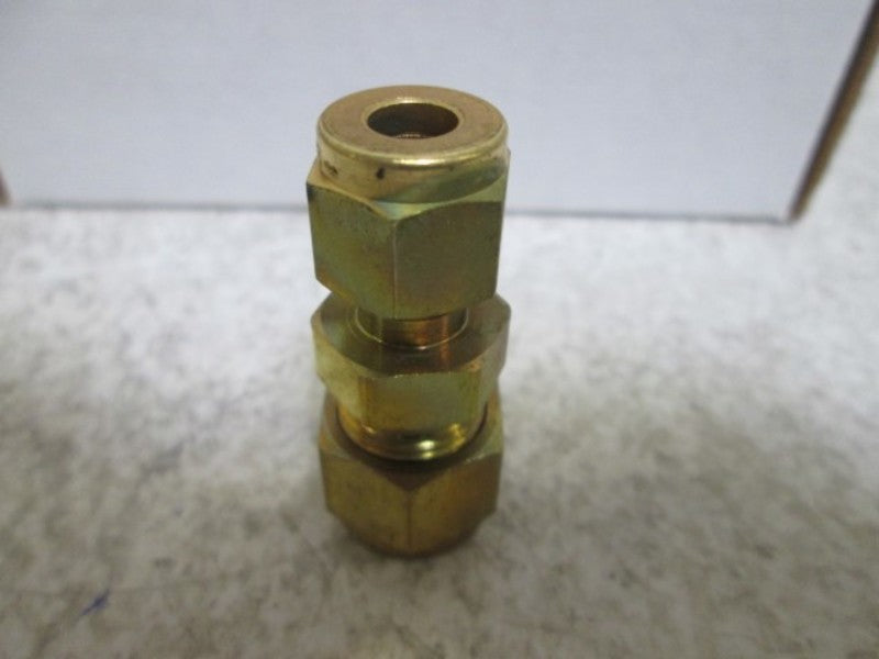 LOT OF 20 PARKER 6-4 HBZ-B BRASS REDUCING UNION NSMP