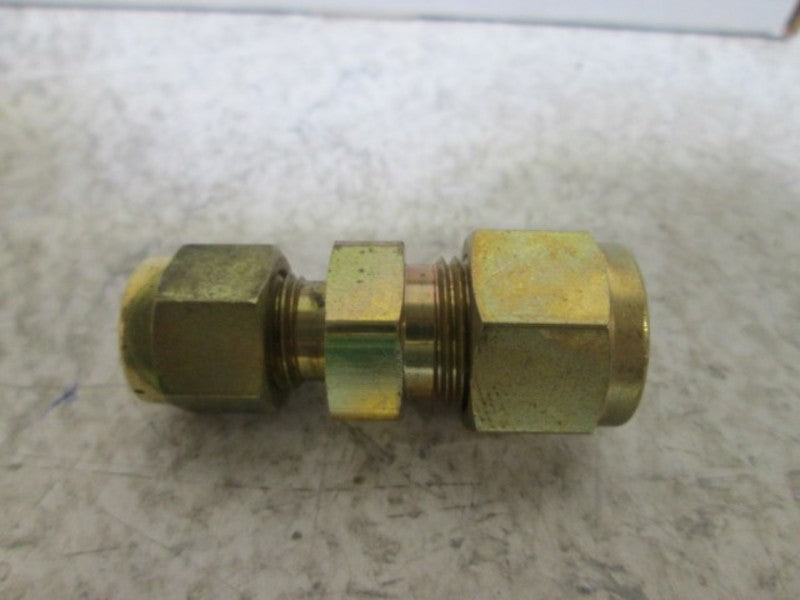 LOT OF 20 PARKER 6-4 HBZ-B BRASS REDUCING UNION NSMP