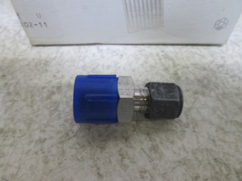 LOT OF 9 PARKER 4-6 FBZ-SS MALE CONNECTOR NSMP
