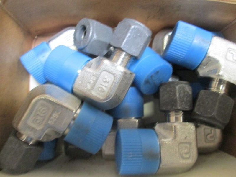 LOT OF 10 PARKER 4-6 CBZ-SS CPI MALE ELBOW 1/4" NSMP