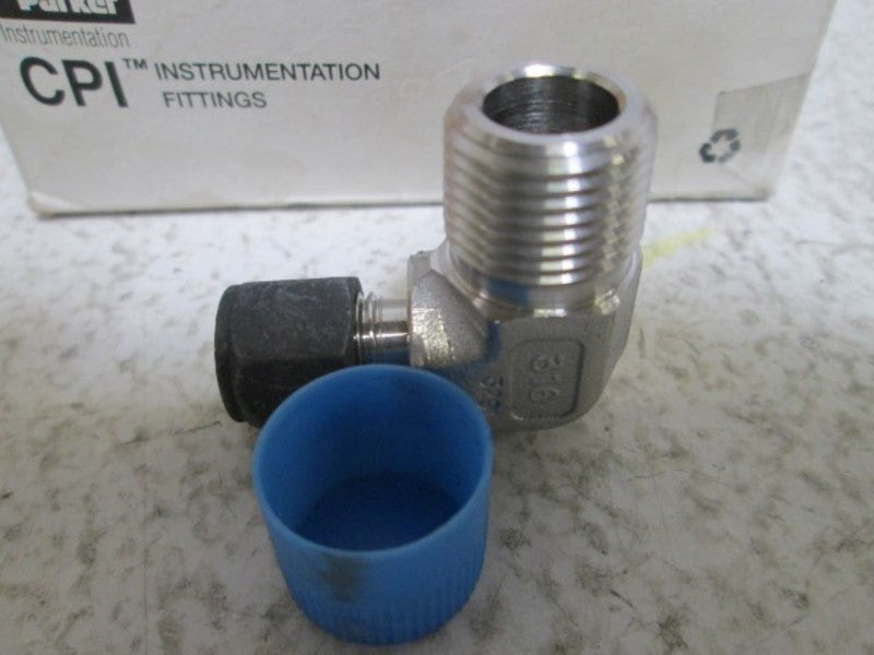 LOT OF 10 PARKER 4-6 CBZ-SS CPI MALE ELBOW 1/4" NSMP