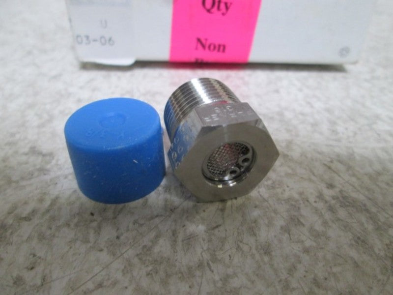 LOT OF 5 PARKER 6 MDF-SS VENT PROTECTOR FITTING NSMP