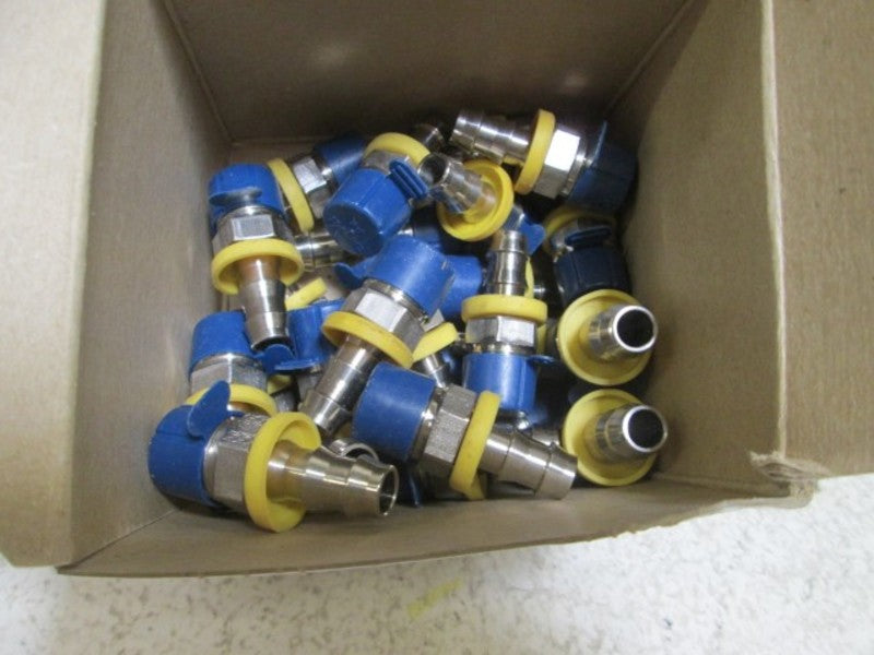 LOT OF 25 PARKER 30182-6-6C REUSABLE FITTING NSMP