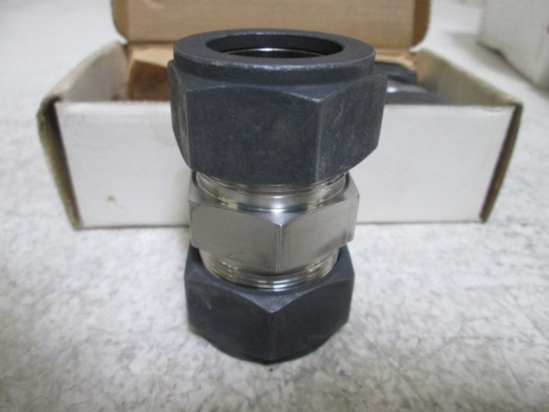 LOT OF 2 PARKER 16-16 HBZ-SS CPI UNION FITTING NSMP