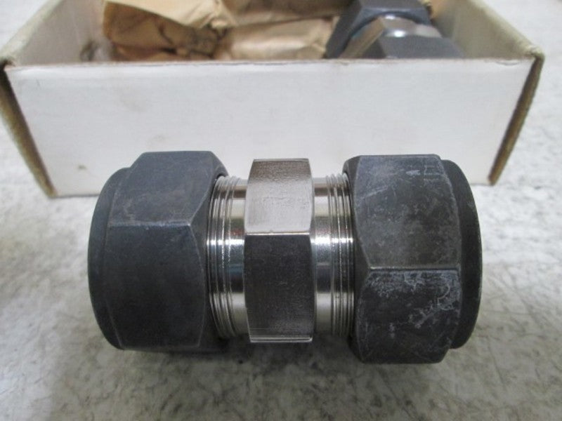 LOT OF 2 PARKER 16-16 HBZ-SS CPI UNION FITTING NSMP