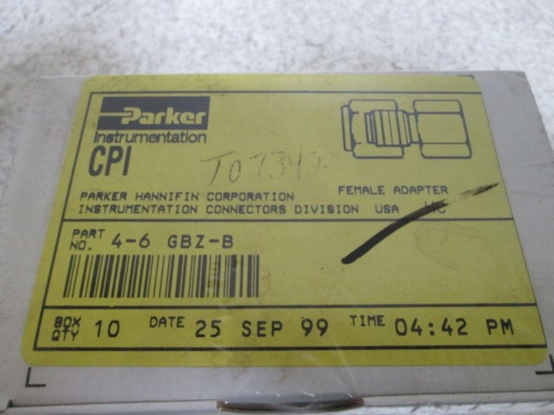 LOT OF 10 4-6 GBZ-B CPI FEMALE ADAPTER NSFS