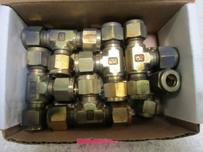 LOT OF 10 6-6-6 JBZ-B UNION TEE BRASS NSMP