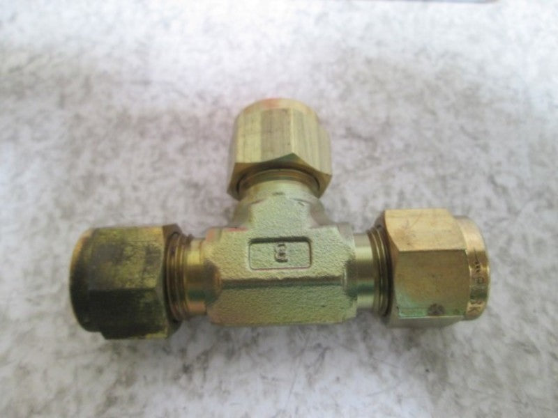 LOT OF 10 6-6-6 JBZ-B UNION TEE BRASS NSMP