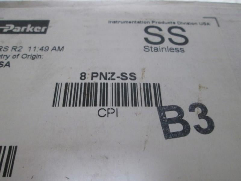 LOT OF 10 PARKER 8 PNZ-SS CPI CAP NSMP