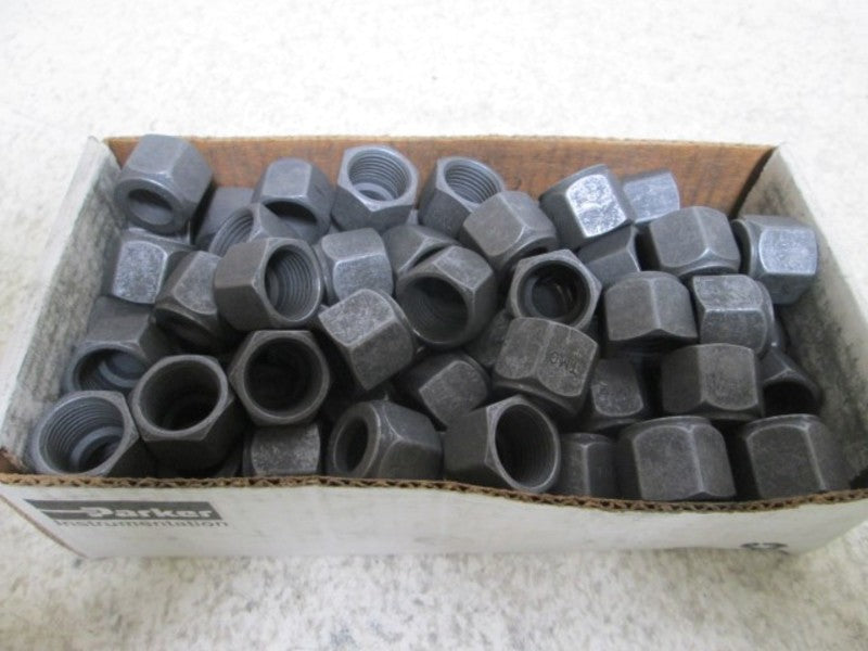 LOT OF 98 PARKER 6 BZ-SS CPI FITTING NUT NSMP