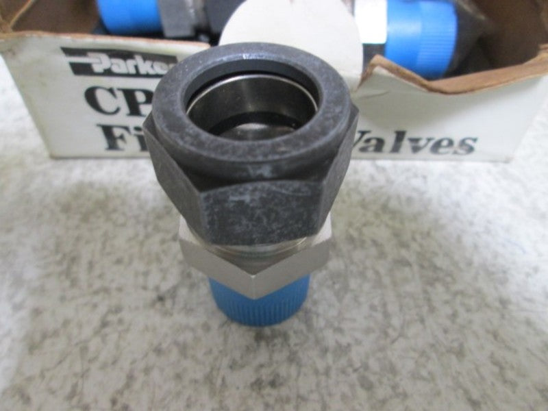 LOT OF 4 PARKER 12-8 FBZ-SS CPI MALE ADAPTER NSMP