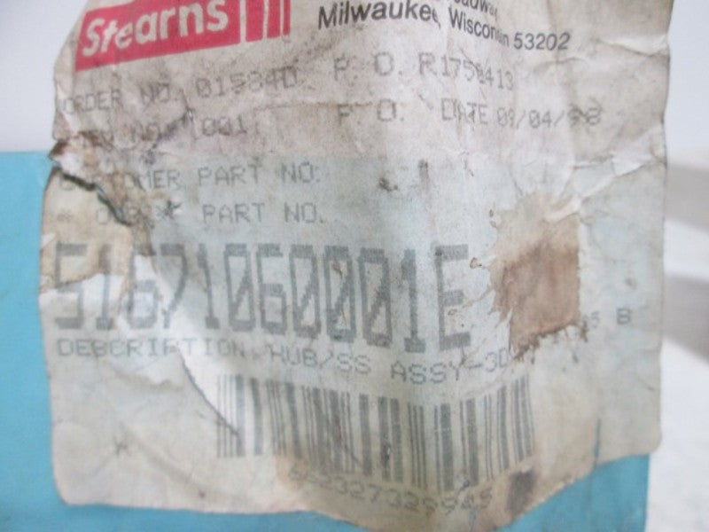STEARNS 51671060001E HUB/SS ASSY-3D  NSNP