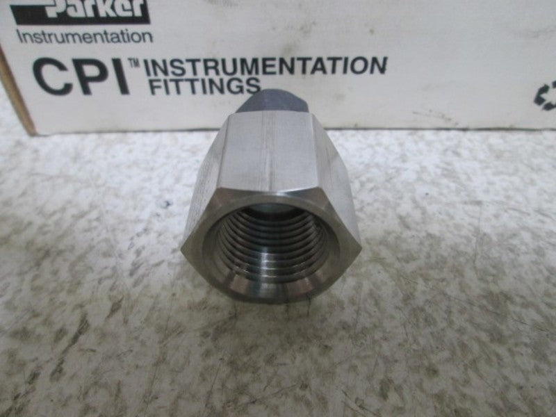 LOT OF 9 PARKER 6-8 GBZ-SS CPI FEMALE ADAPTER NSMP