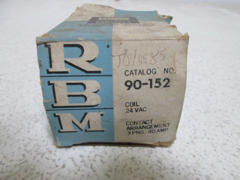 RBM 90-152 109680-1051 CONTACTOR 250-VAC  NSMP