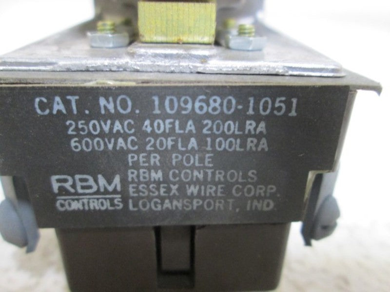 RBM 90-152 109680-1051 CONTACTOR 250-VAC  NSMP