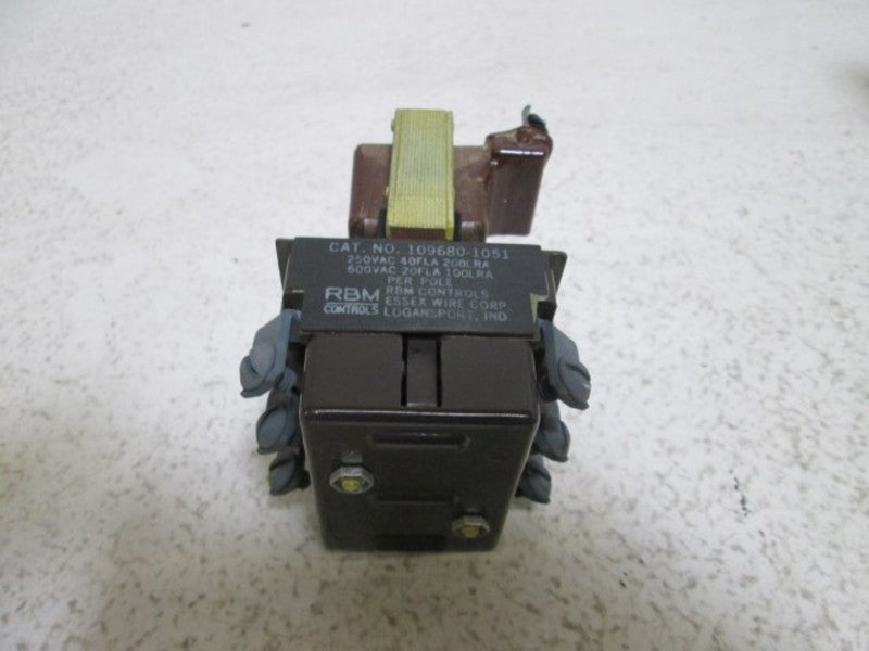 RBM 90-152 109680-1051 CONTACTOR 250-VAC  NSMP
