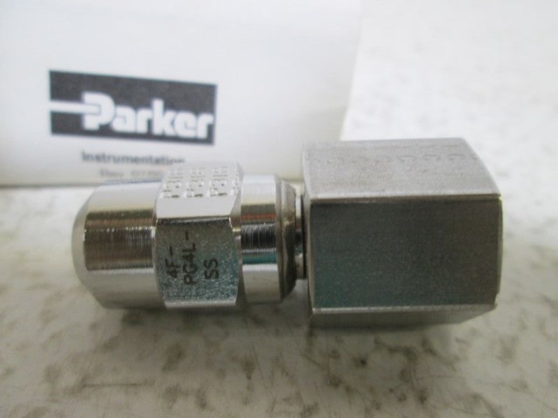 PARKER 4F-PG4L-SS PURGE VALVE  NSMP