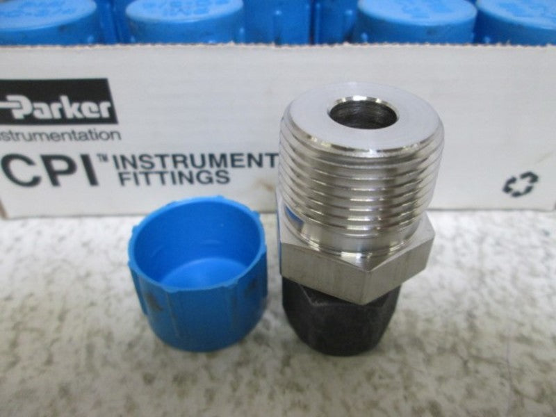 LOT OF 10 PARKER 8-12 FBZ-SS MALE CONNECTOR NSMP