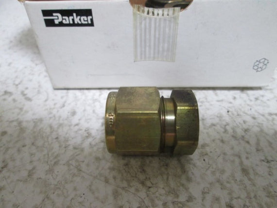 LOT OF 8 PARKER 8 PNBZ-B BRASS CAP NSMP