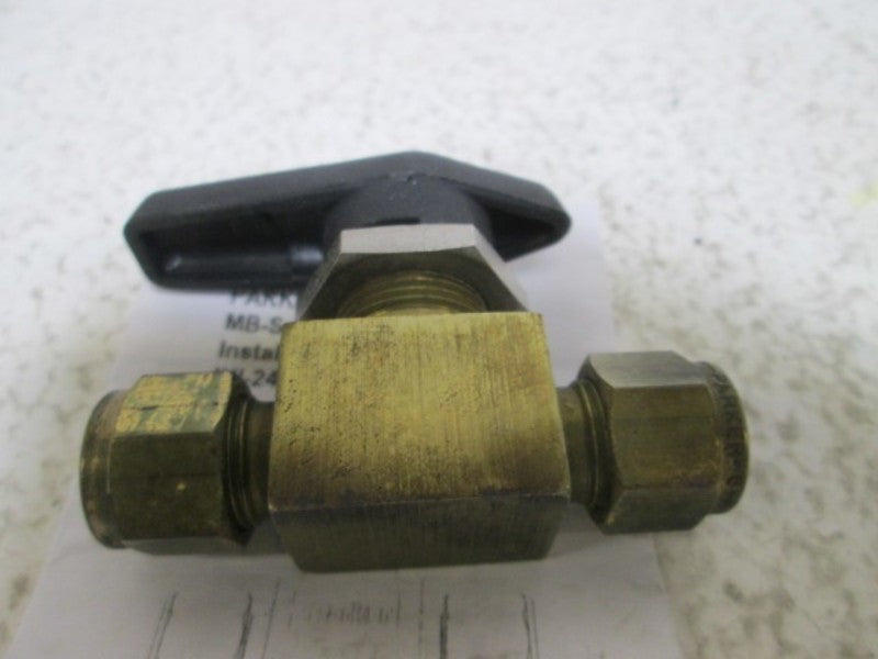 PARKER 6Z-MB6LPFA-BP MINIATURE BALL VALVE  NSMP