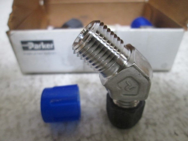 PARKER 4-4 VBZ-SS (LOT OF 3) MALE ELBOW  NSMP