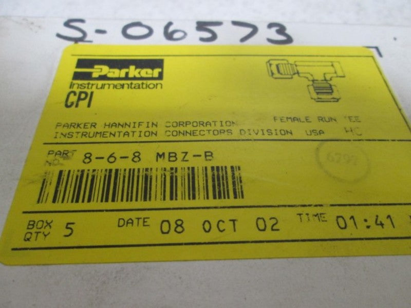 LOT OF 5 PARKER 8-6-8 MBZ-B NSMP