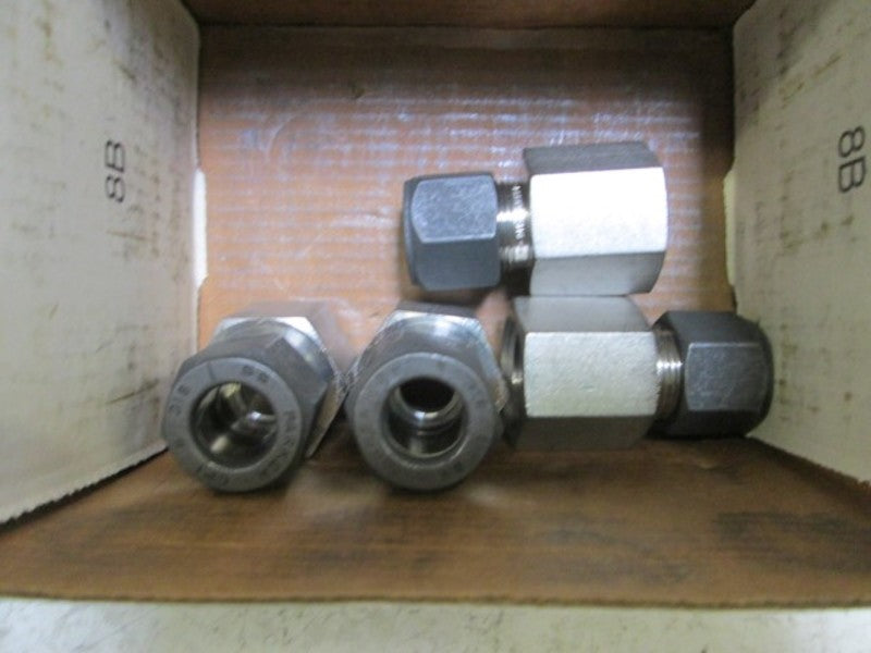 LOT OF 4 PARKER 8-8 GBZ-SS CPI CONNECTOR NSMP