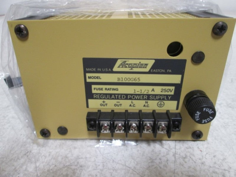 ACOPIAN  B100G65 POWER SUPPLY REGULATED  NSMP