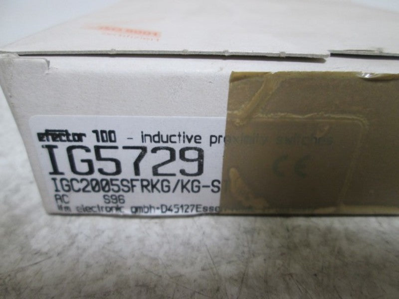 IFM EFECTOR IG5729 IGC2005SFRKG/KG-S INDUCTIVE PROXIMITY SENSOR  NSMP