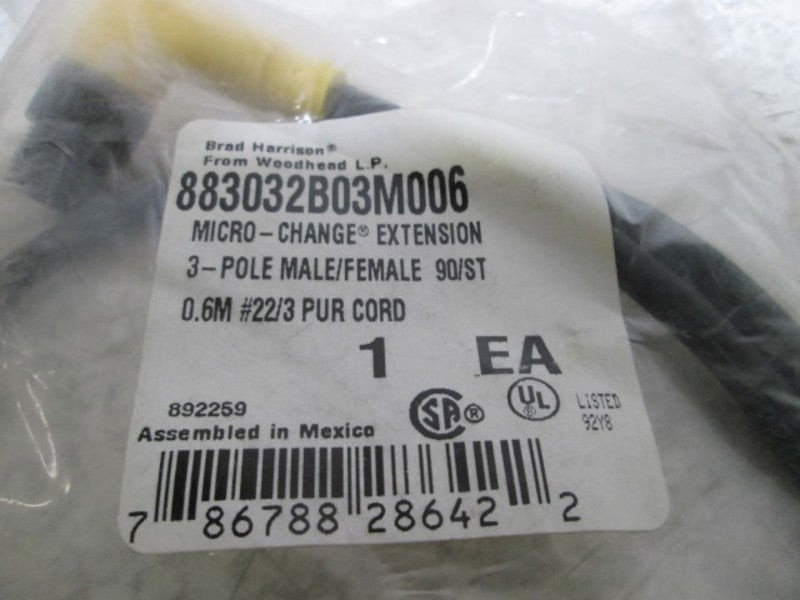 DANIEL WOODHEAD MICRO-CHANGE 883032B03M006 EXTENSION  NSMP