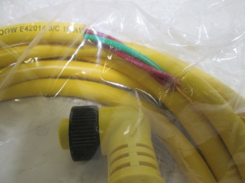 BRAD CONNECTIVITY 103001A02F120 FEMALE 3 PIN 90 CORD  FACTORY BAG
