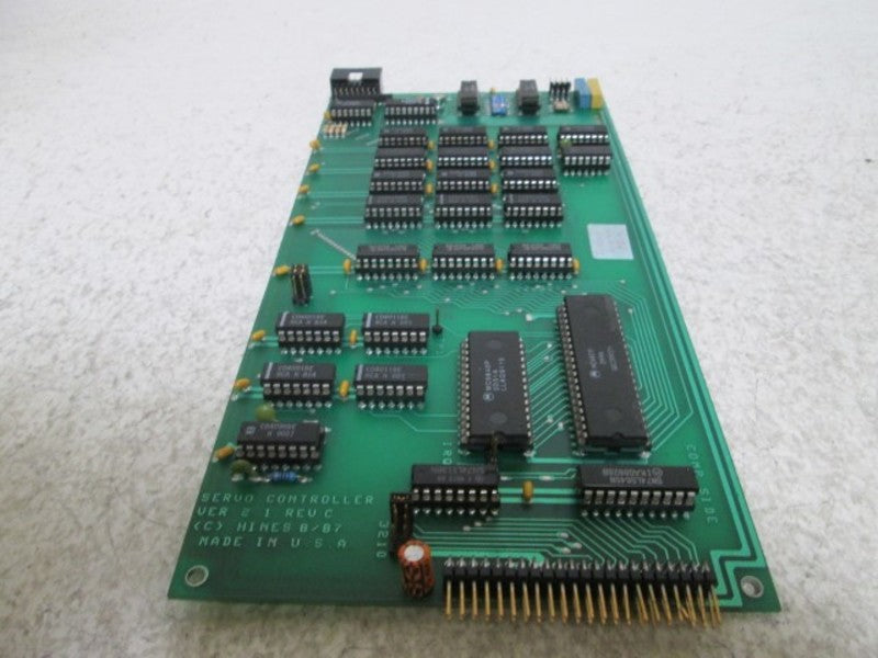 SERVO CONTROLLER HINES 8/87 VER 2.1 REV C BOARD  UNMP