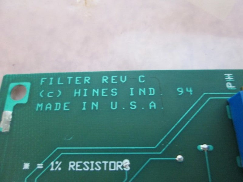FILTER REV C HINES IND 94 BOARD  UNMP