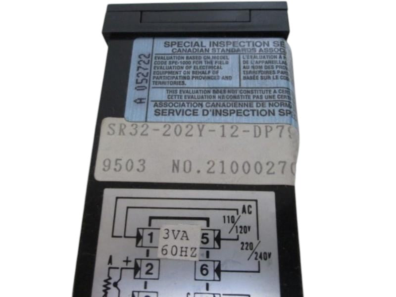 SHIMADEN SR32-202Y-12-DP792C0 CONTROLLER  NSNP