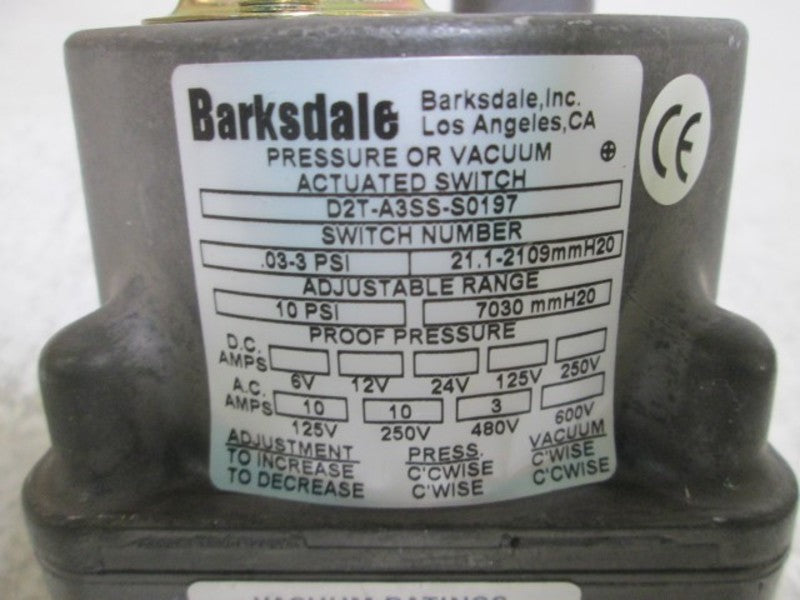 BARKSDALE D2T-A3SS-S0197 NSNP
