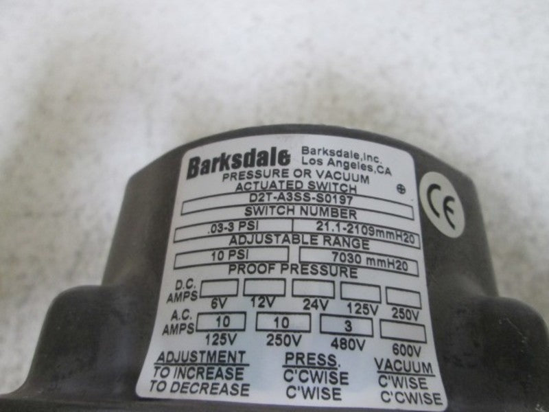 BARKSDALE D2T-A3SS-S0197 NSNP