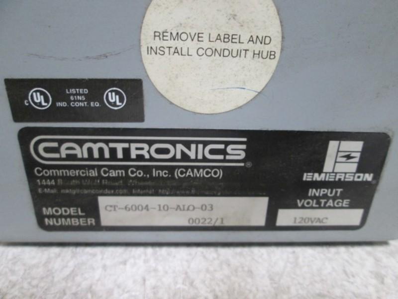CAMTRONICS CT-6004-10-ALO-03 CAM SWITCH 120 VAC  UNMP