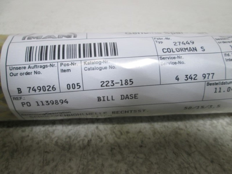 MAN 223-185 WORM SHAFT  NSNP