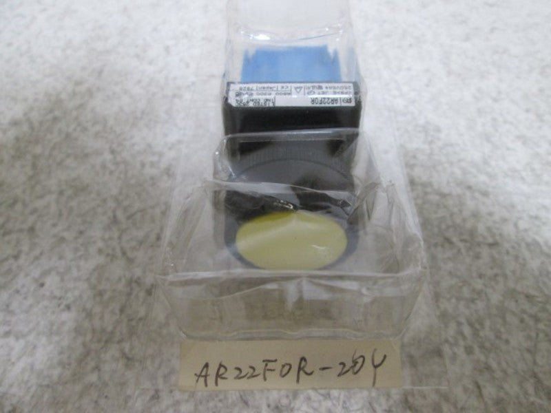 FUJI AR22F0R-20Y PUSHBUTTON YELLOW  ORIGINAL PACKAGE