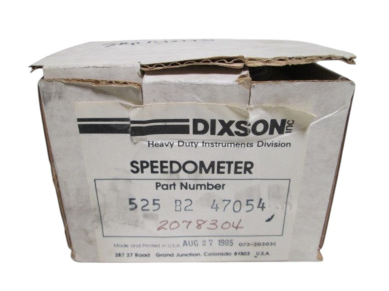 DIXSON 525 B2 47054 SPEEDOMETER 12V  NSMP