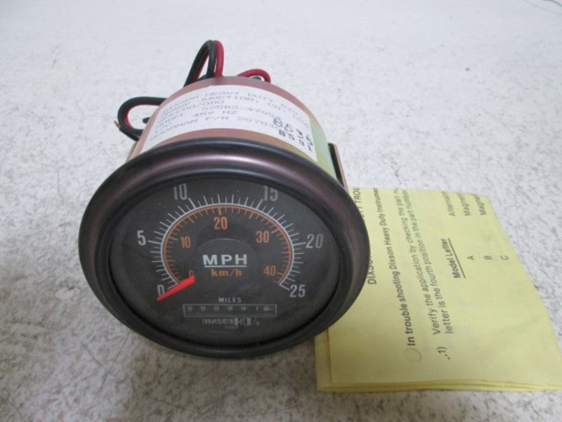 DIXSON 525 B2 47054 SPEEDOMETER 12V  NSMP