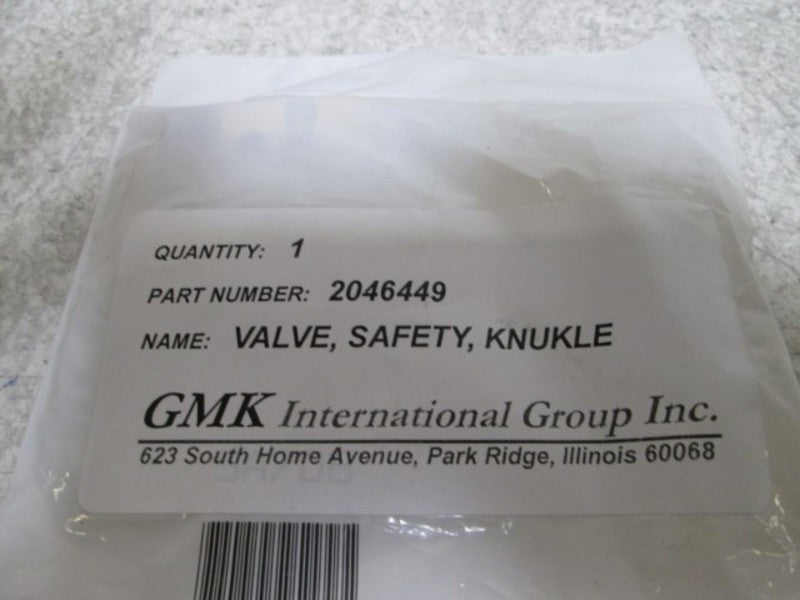 GMK 2046449 SAFETY KNUKLE VALVE  FACTORY BAG