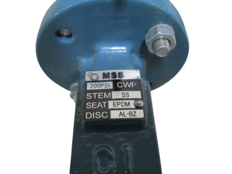 MSS STEAM SS SEAT EPDM DISC AL-BZ SPS BUTTERFLY VALVE  UNMP