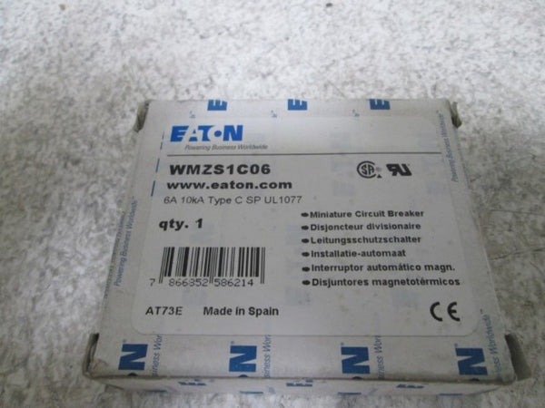 EATON WMZS1C06 CIRCUIT BREAKER 6AMPS  NSMP