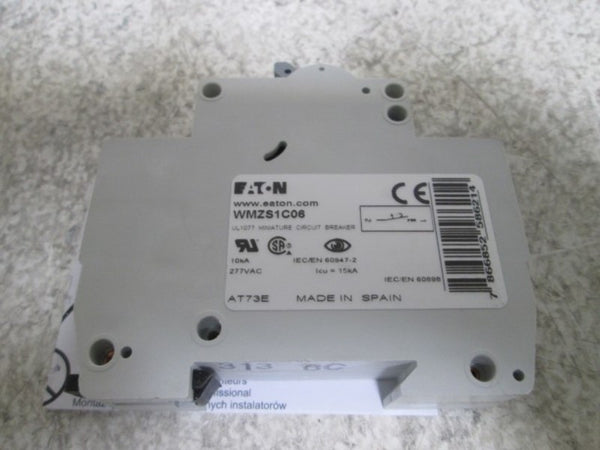 EATON WMZS1C06 CIRCUIT BREAKER 6AMPS  NSMP