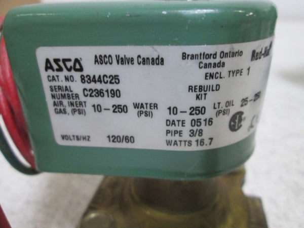 ASCO 8344C25 VALVE 120/60  UNMP
