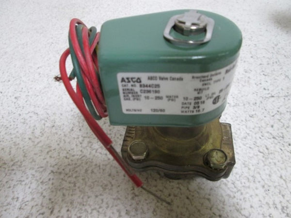 ASCO 8344C25 VALVE 120/60  UNMP