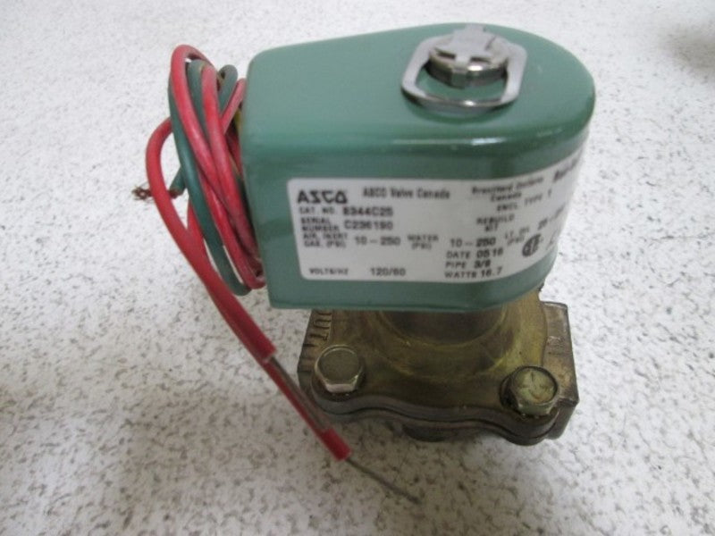 ASCO 8344C25 VALVE 120/60  UNMP